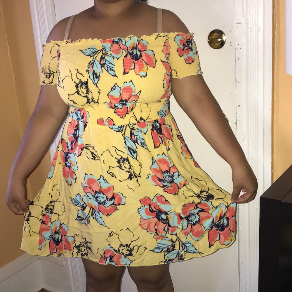 Off the shoulder dress